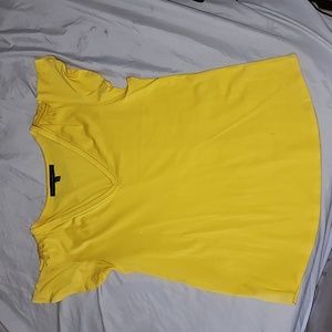 Never worn WHITE HOUSE BLACK MARKET Yellow top